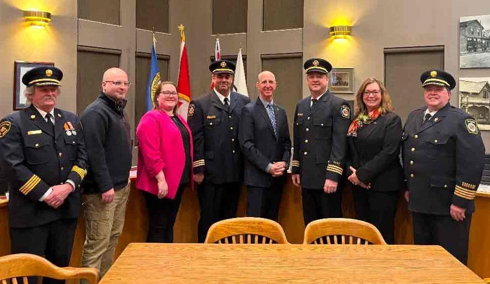Township recognizes retired deputy fire chiefs from Drayton, Moorefield