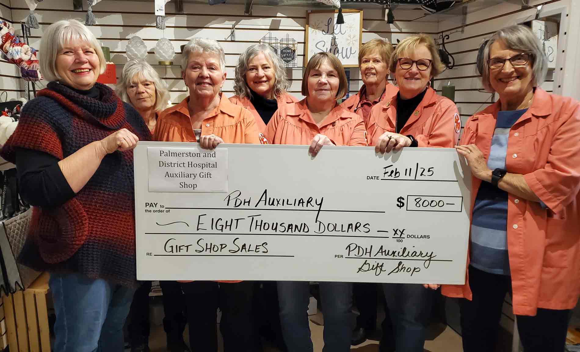 Gift shop raises $8,000 for Palmerston District Hospital