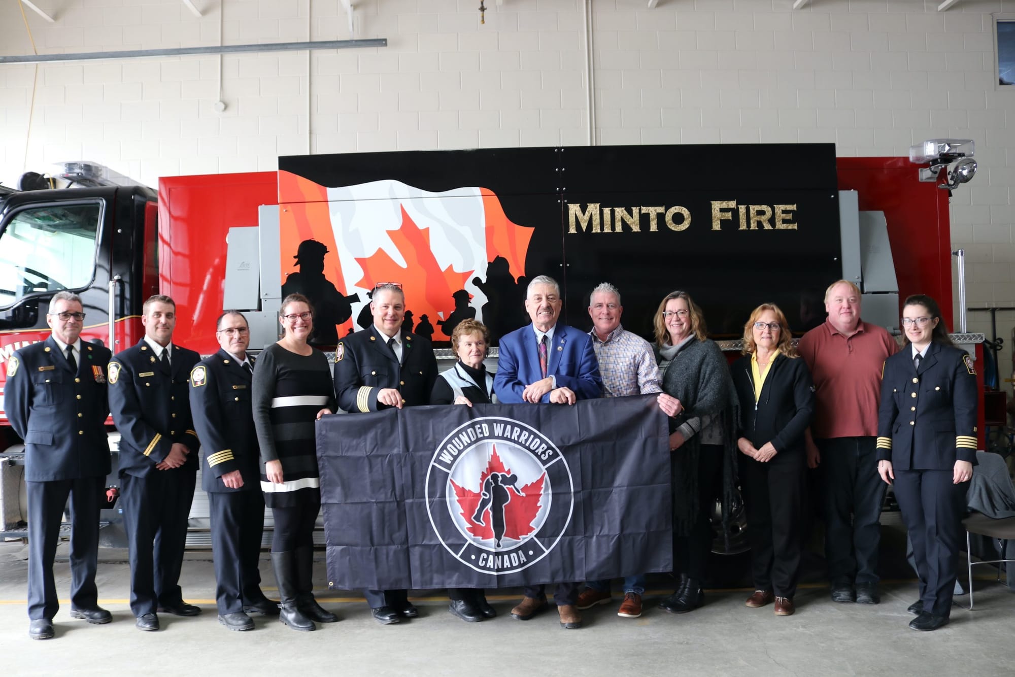 Mapleton, Minto and Wellington North fire services partner with Wounded Warriors Canada