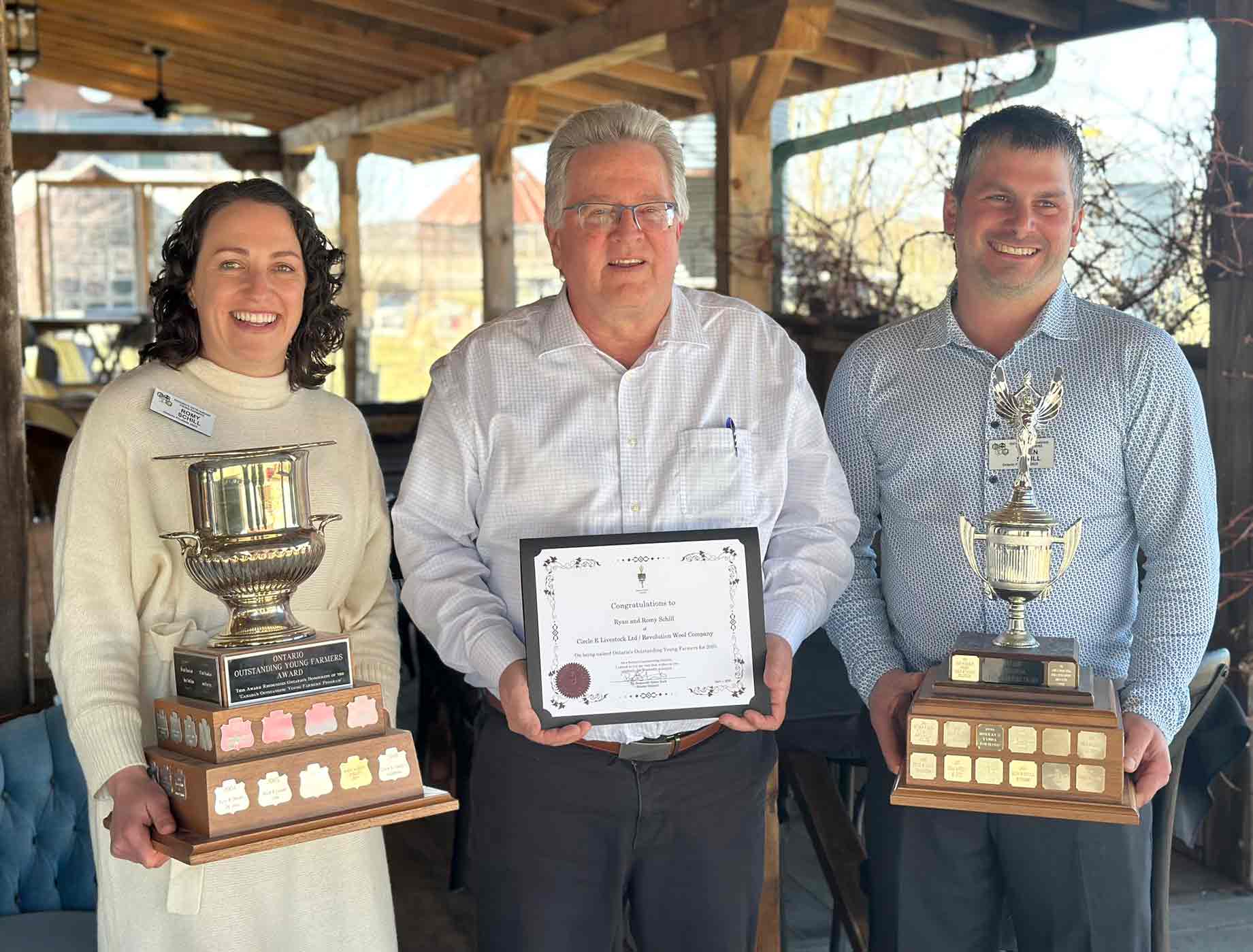 Mapleton sheep farmers named Ontario’s Outstanding Young Farmers