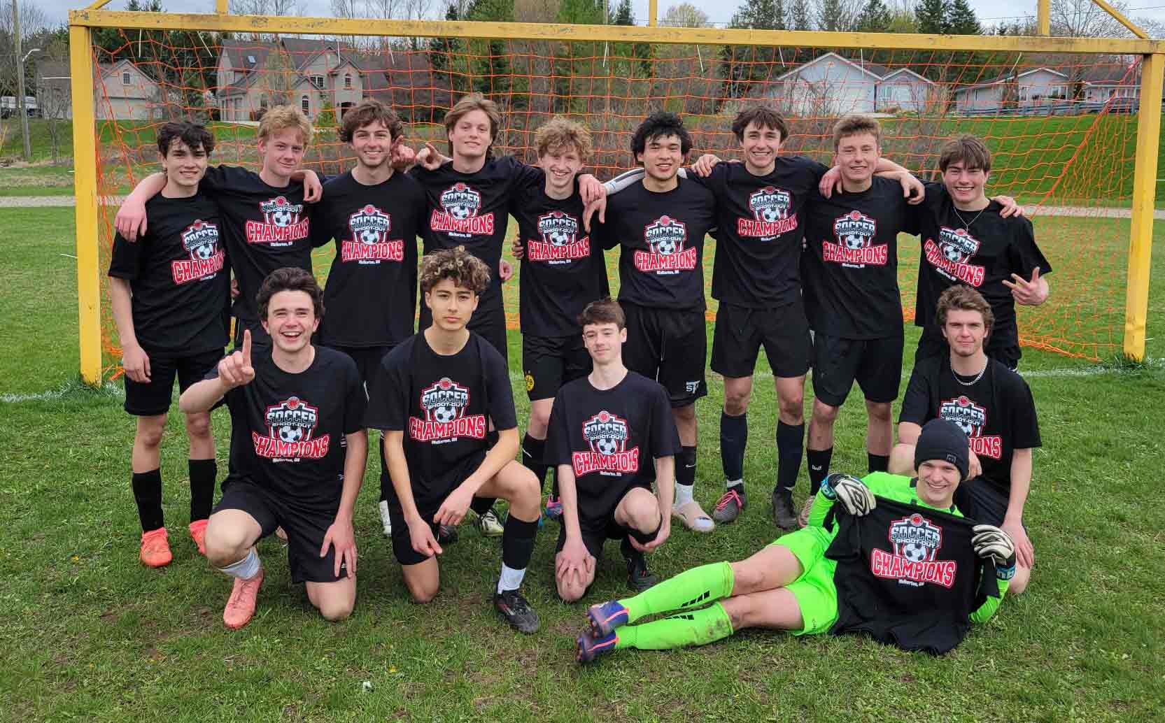 WHSS Varsity Boys Soccer team on route to CWOSSA championships