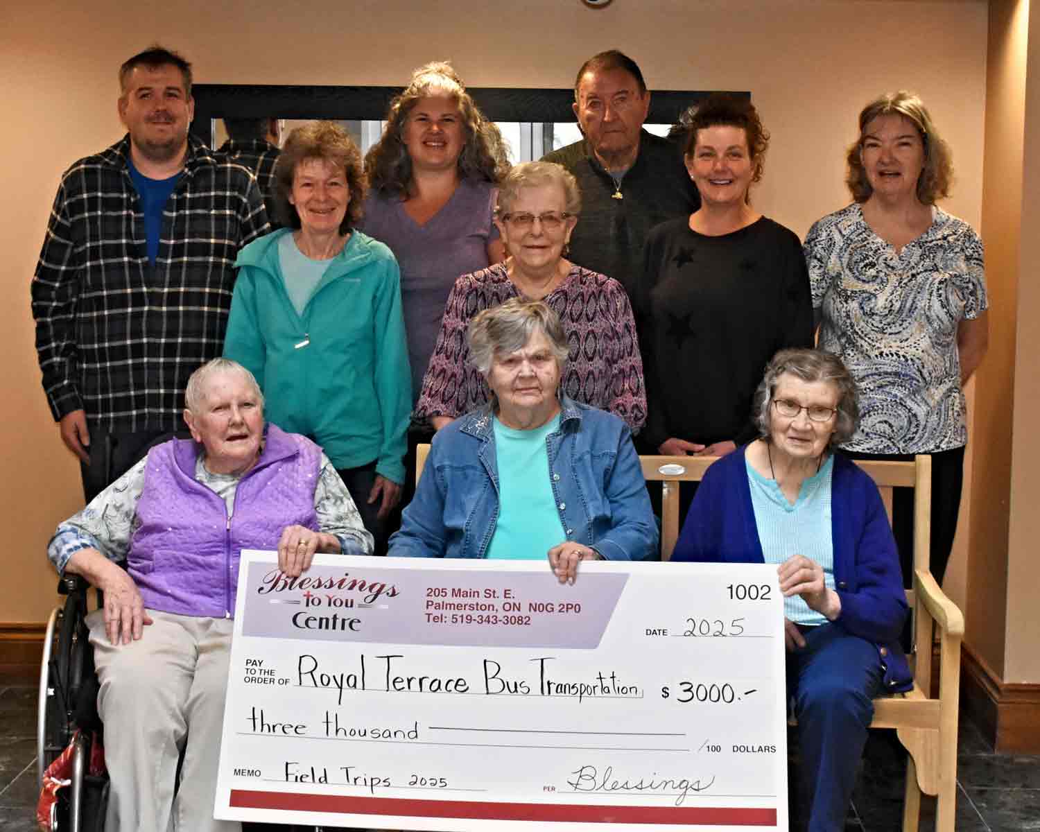 Blessings to You Centre supporting Royal Terrace resident outings