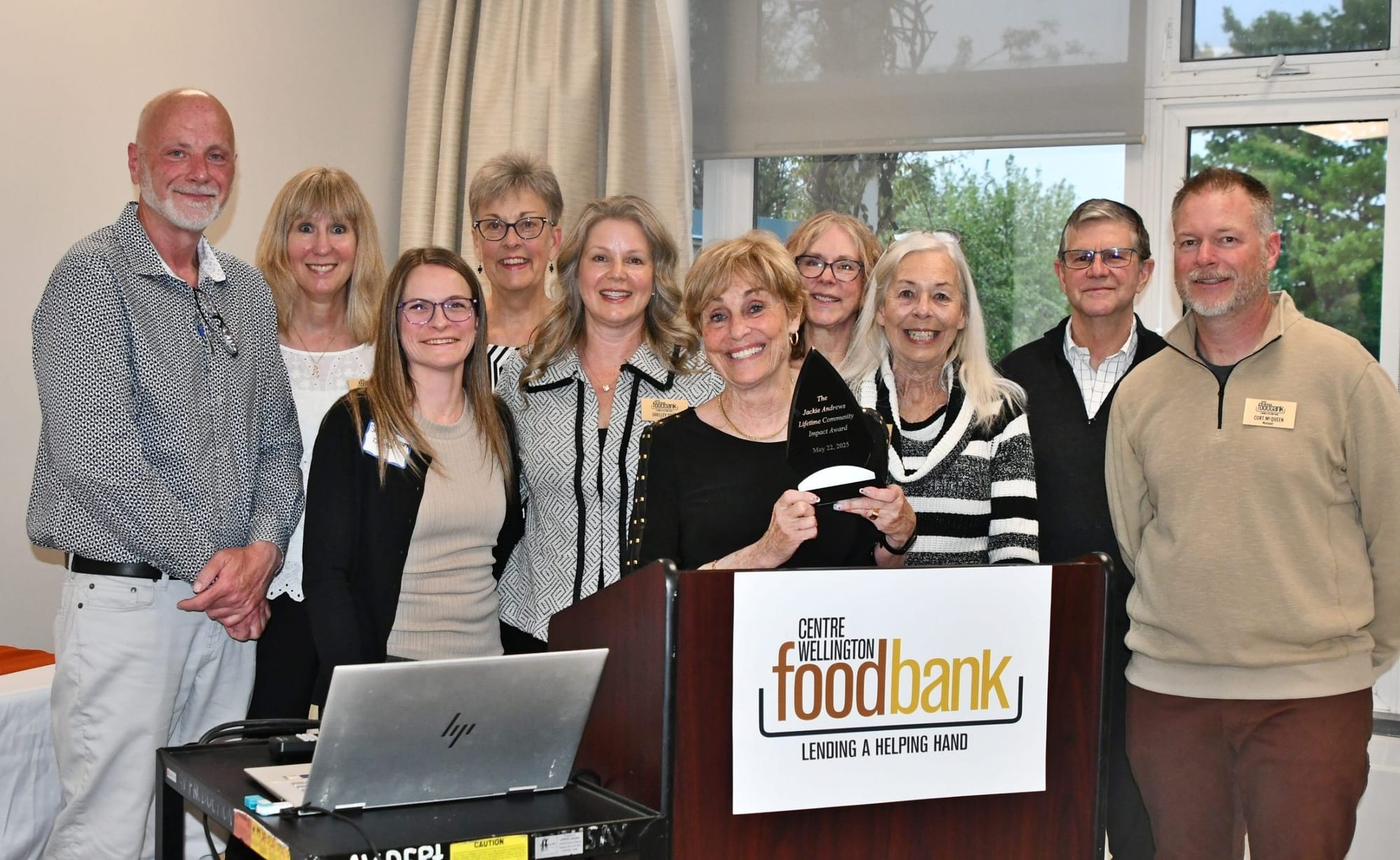 Andrews retires after 18 years with CW Food Bank