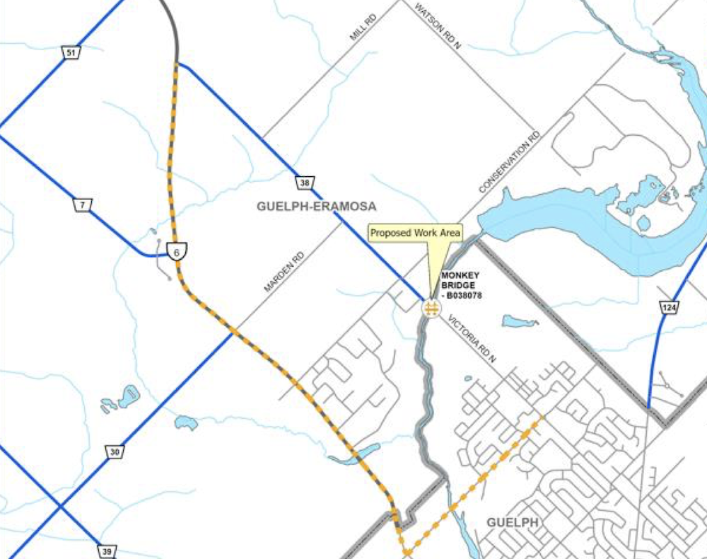 Bridge rehabilitation to cause four-week road closure