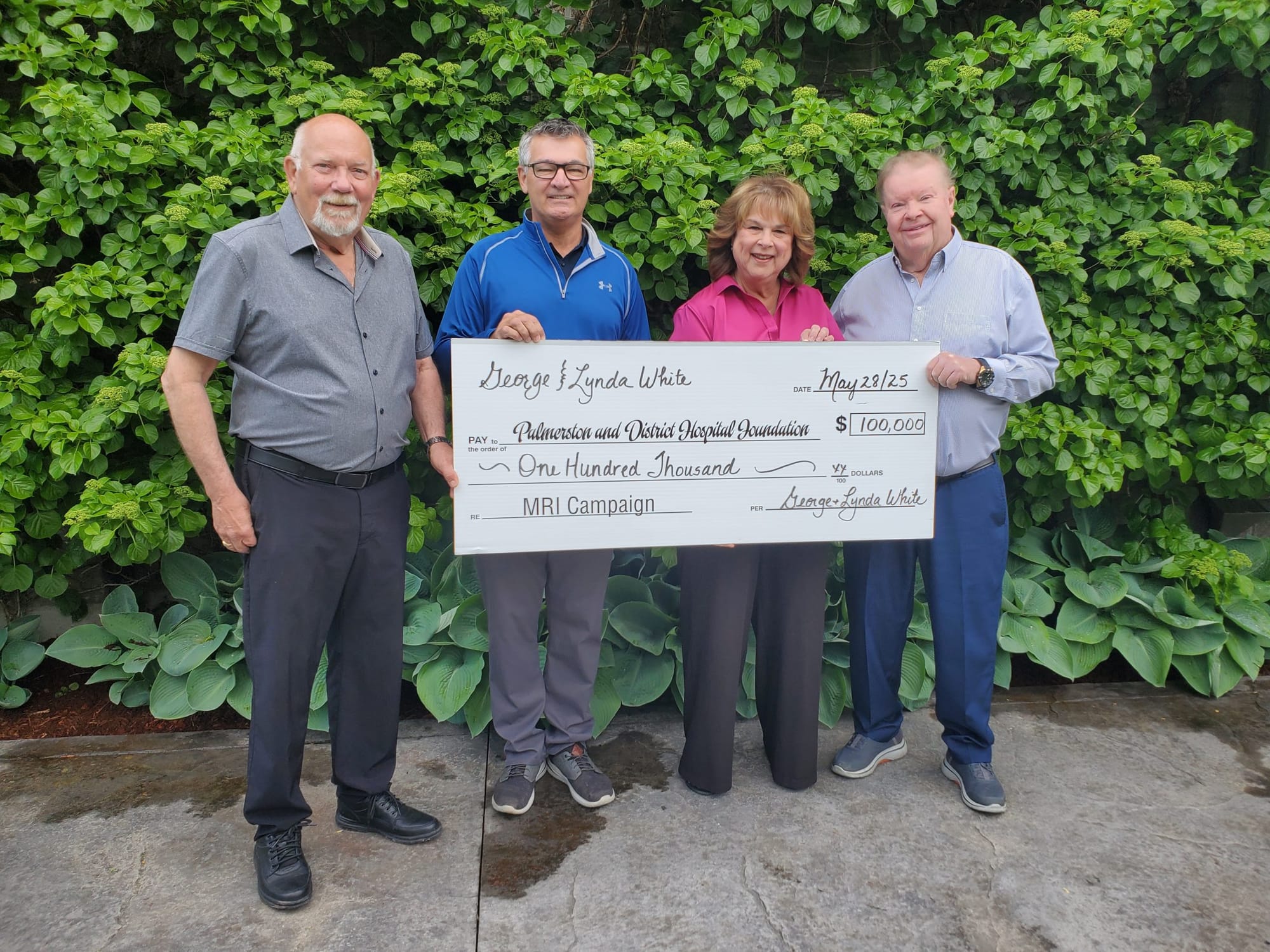 George and Lynda White pledge $100,000 to MRI+ Campaign