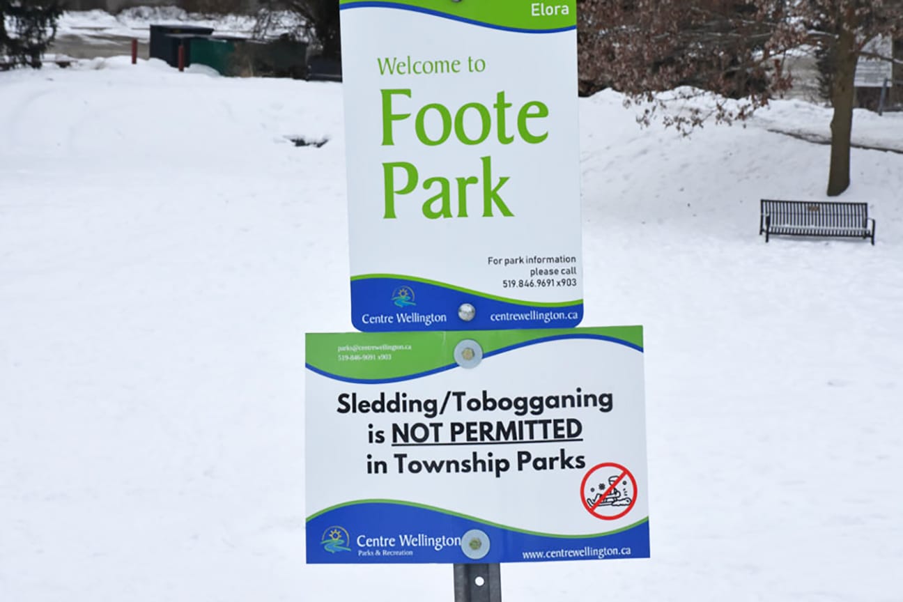 Toboggan hill safety measures, winter program in place well before winter