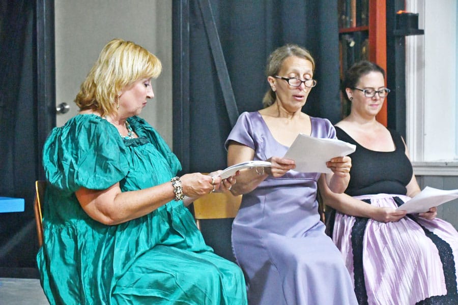 Grinder Productions presented three short plays at Ennotville Library