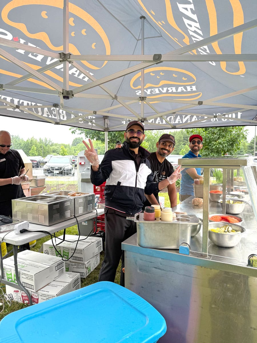 Harvey’s Fergus treats physicians and staff at Groves Memorial Community Hospital