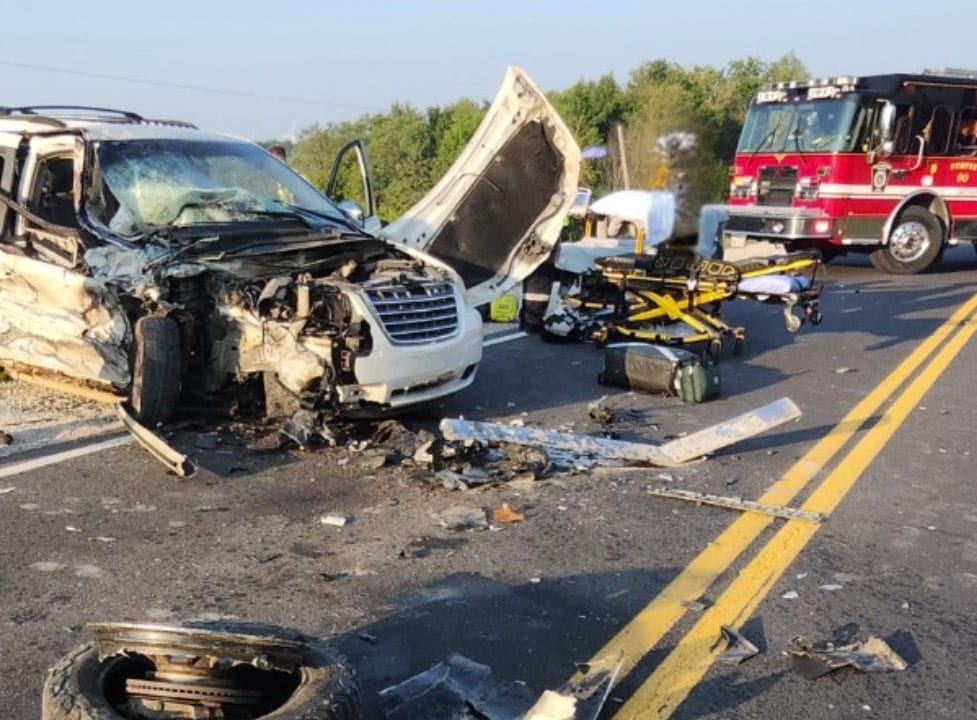 Six injured, Brampton man charged in crash near Arthur
