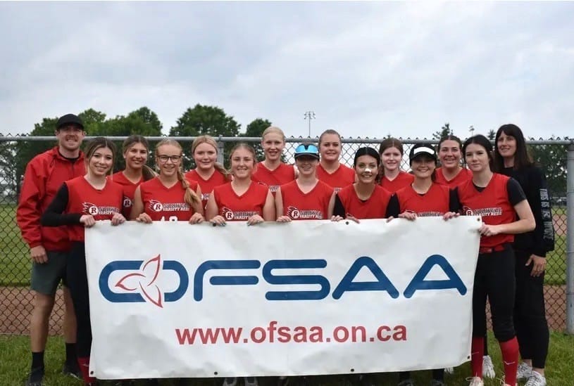 Norwell District Secondary School girls slo-pitch team compete at Slo-Pitch Festival