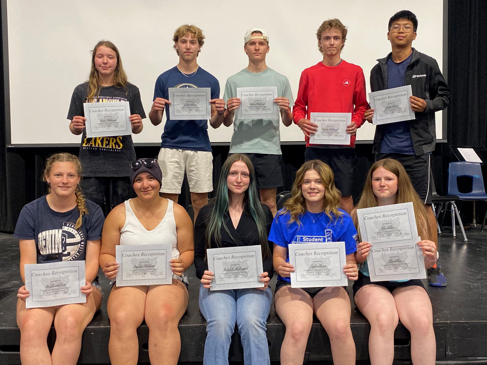 WHSS students receive athletic awards