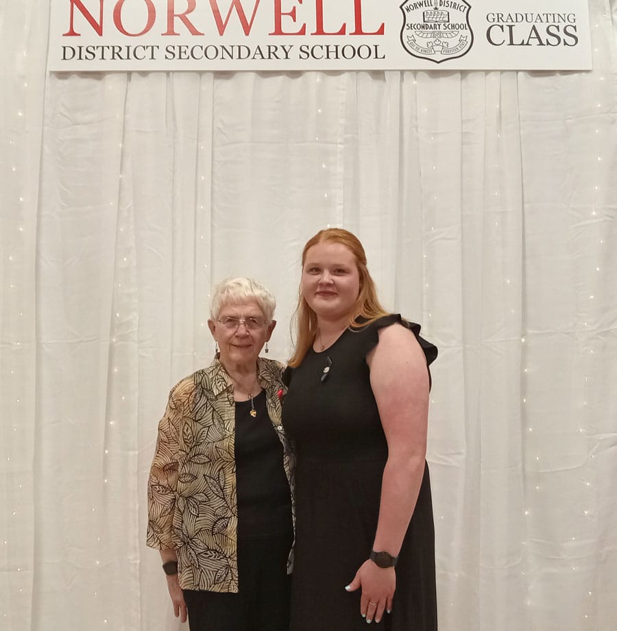 Bursaries presented at Norwell Secondary School commencement ceremony