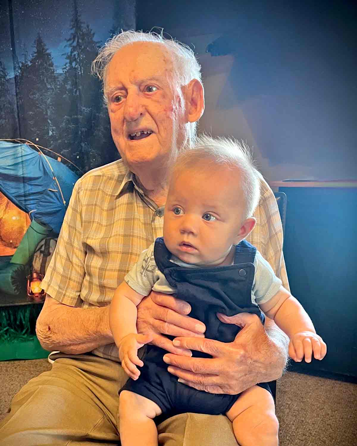 Bill Brown honoured on his 99th birthday