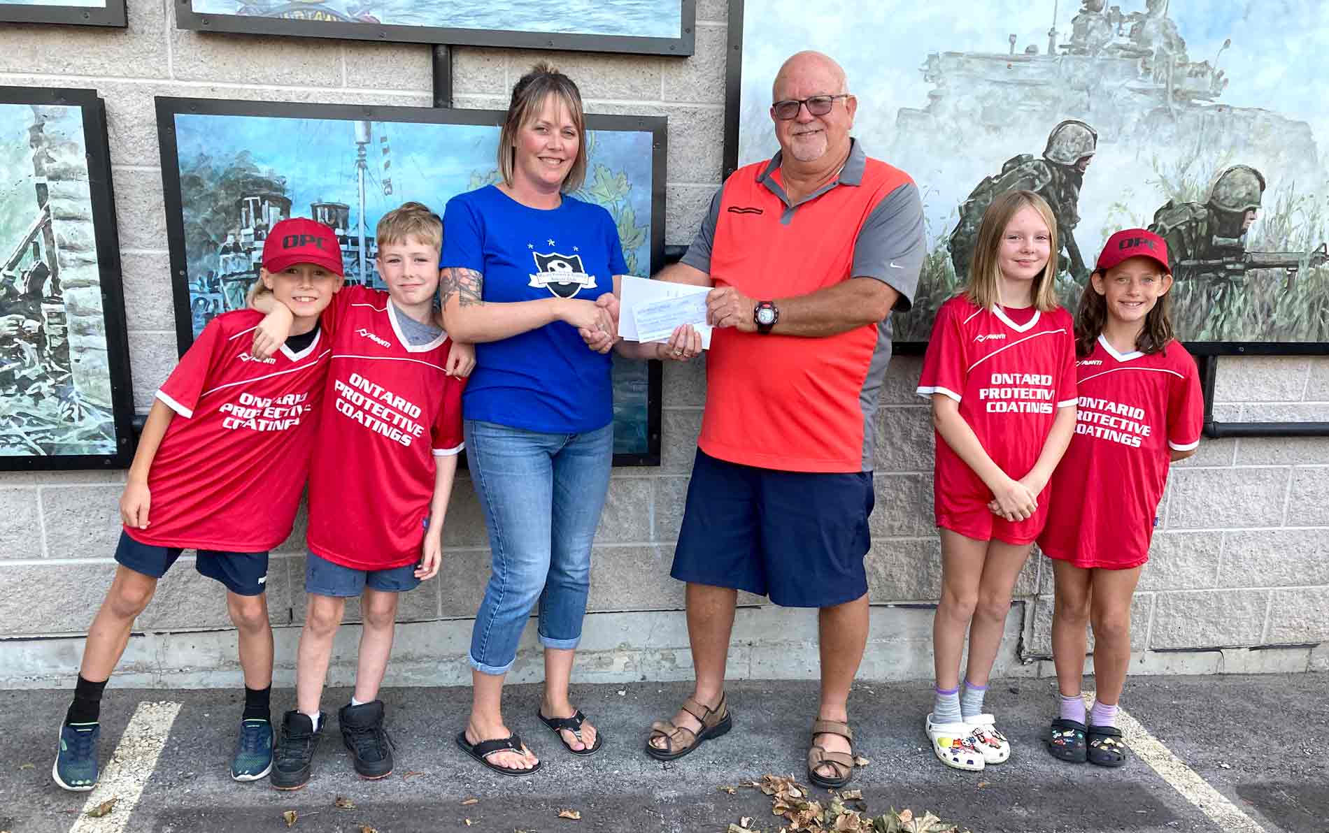 Mount Forest Soccer Association receives $1,500 cheque
