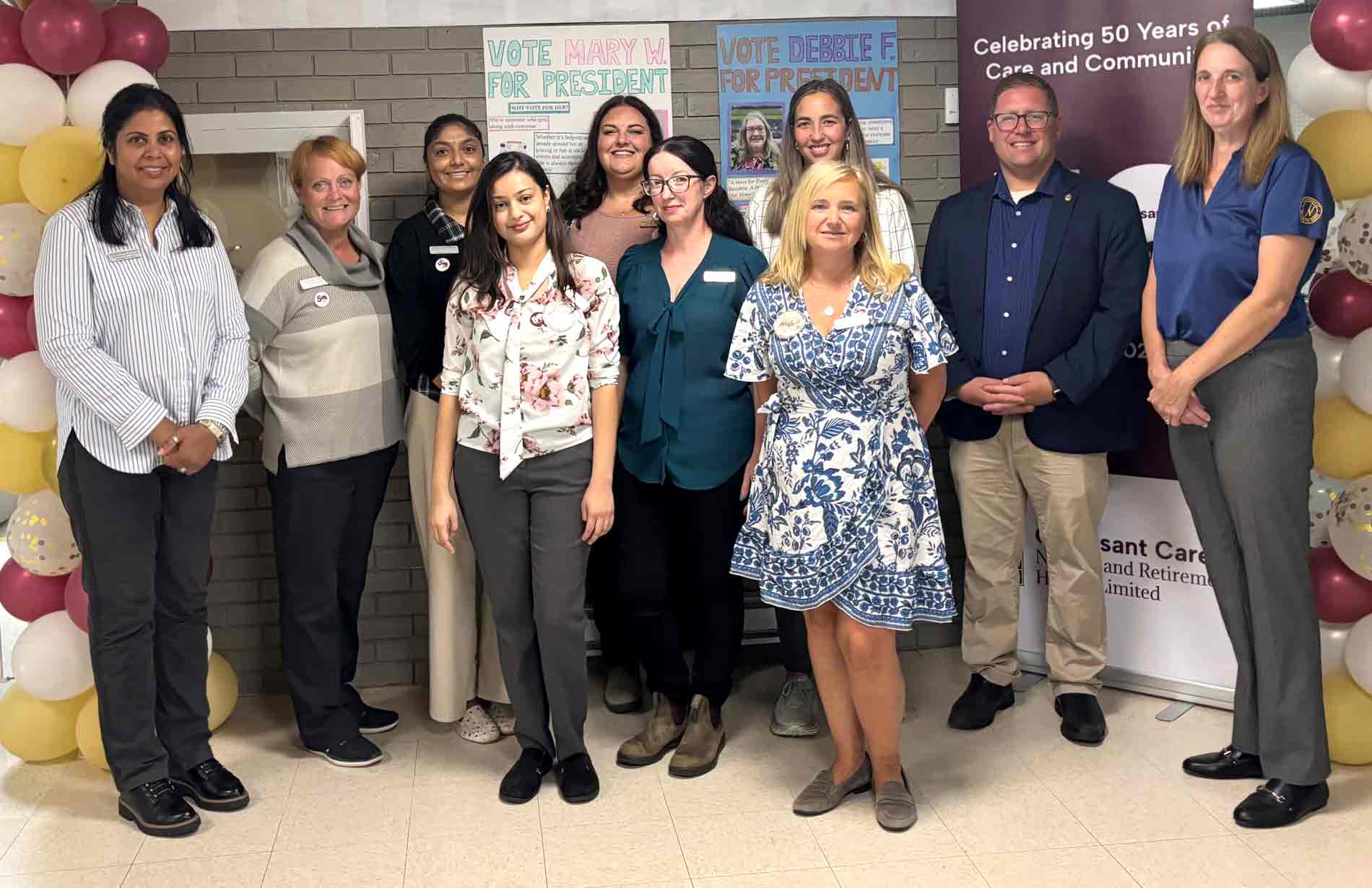 Community leaders help kick off Caressant Care’s 50th anniversary