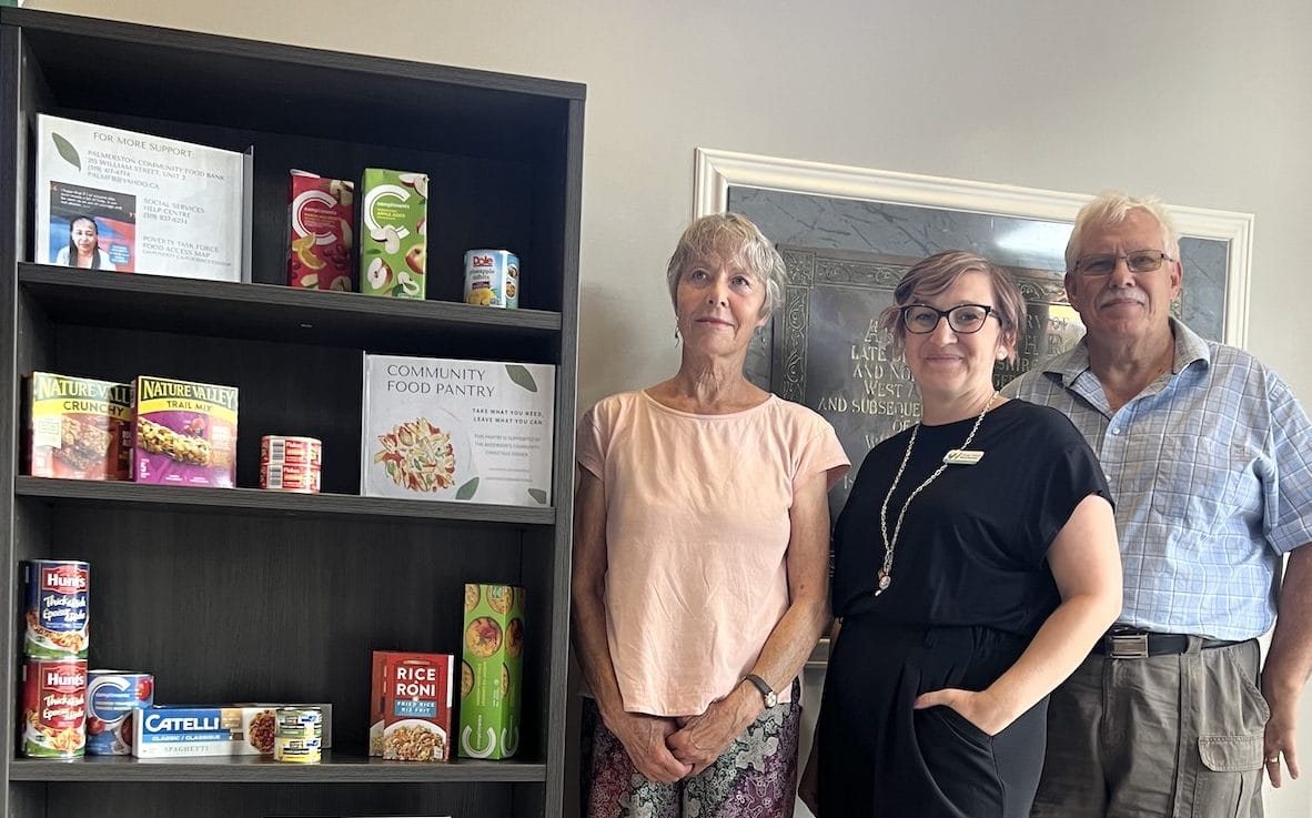 Palmerston Library welcomes Minto's third community food pantry