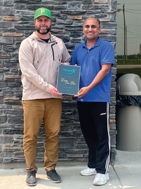 TransX Group of Companies announces Eastern Truckload Driver of the driver of the year