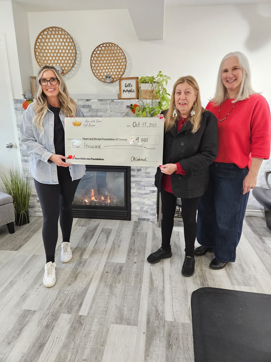 Hair with Care raises $4,000 for Heart and Stroke Foundation