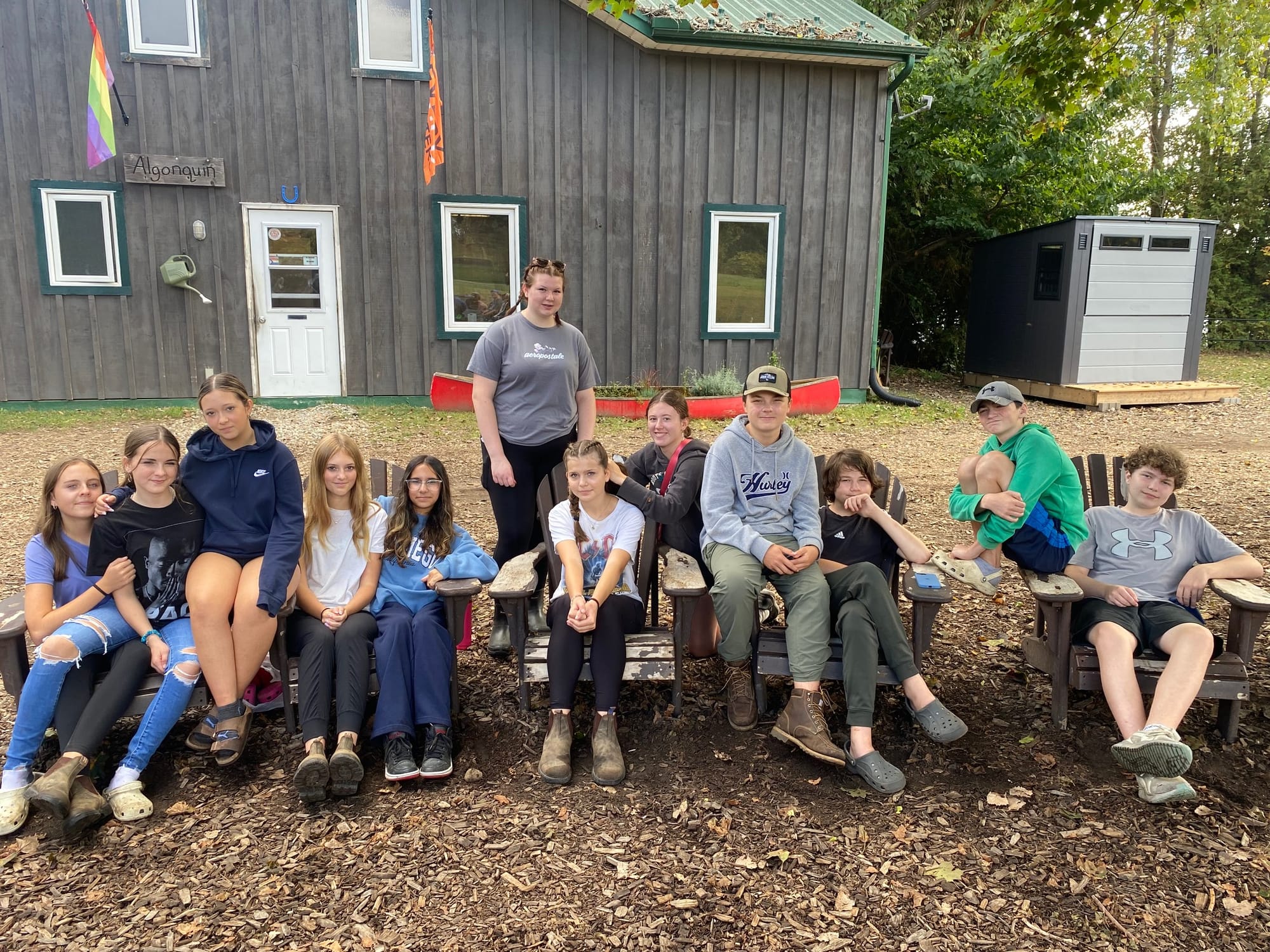 Grade 9 students at Wellington Heights visit YMCA Camp Ki-Wa-Y
