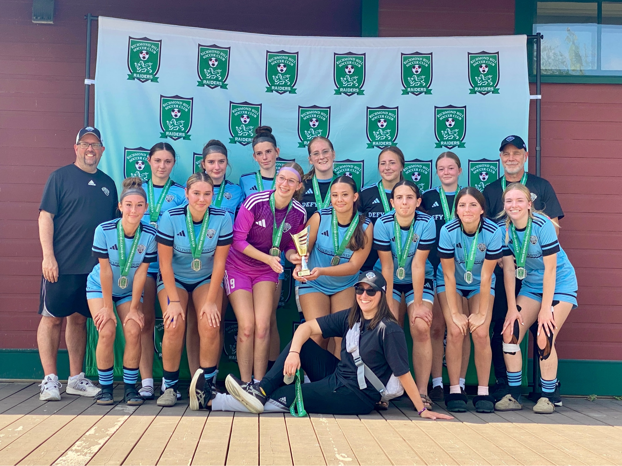 Rockwood FC U17 Girls rep soccer team place second in Ernie Henderson Challenge Cup