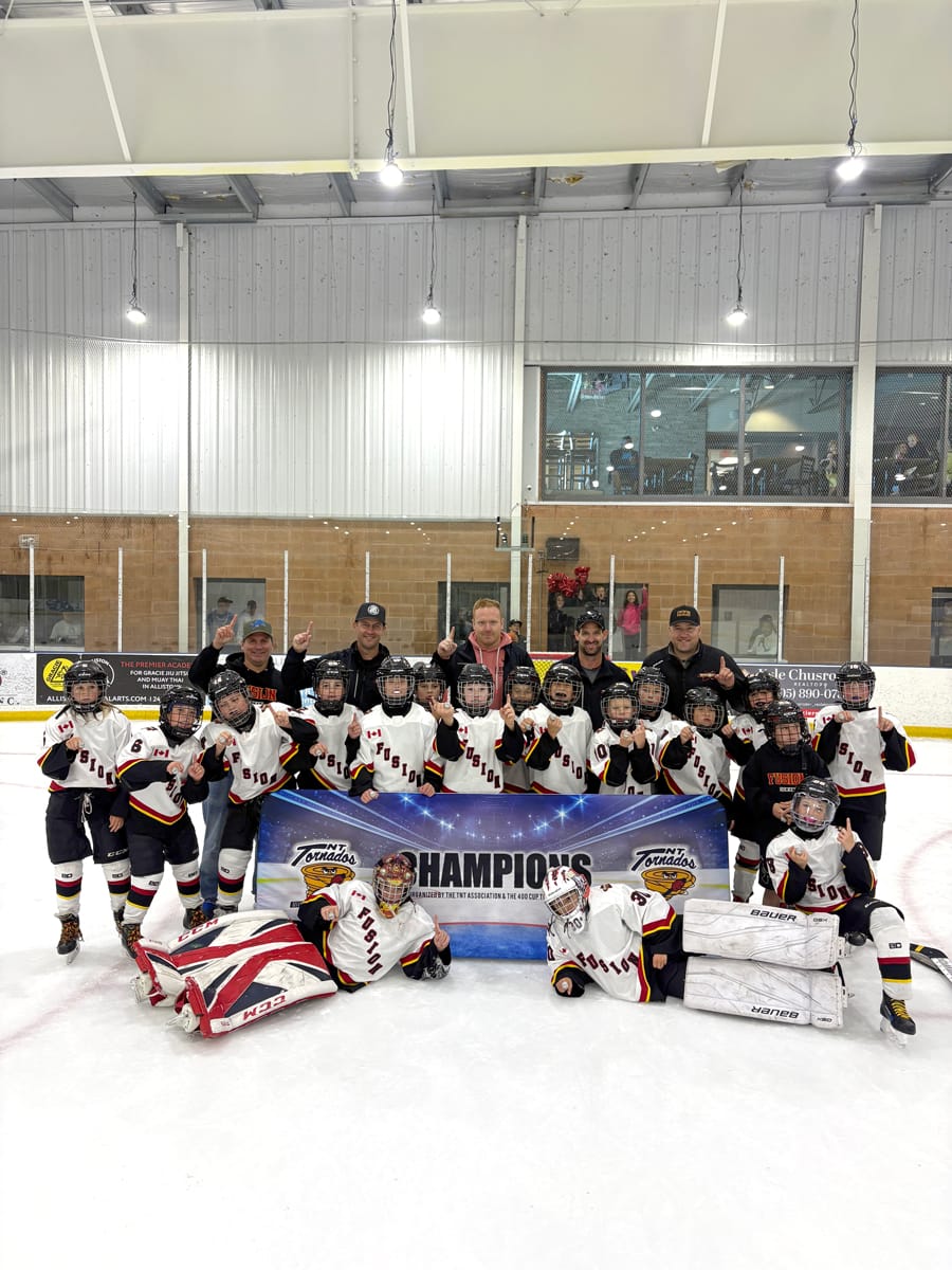 Centre Wellington Fusion U10A team win 400 Cup TNT Early-Bird Showdown