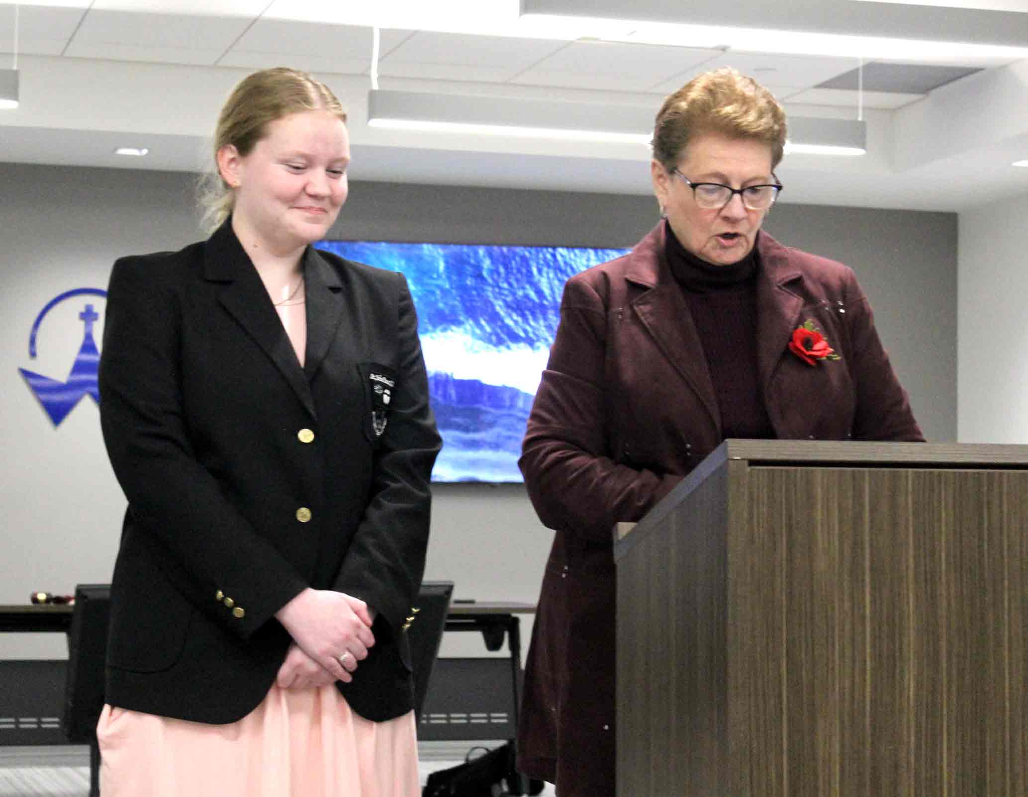 Catholic school board recognizes students